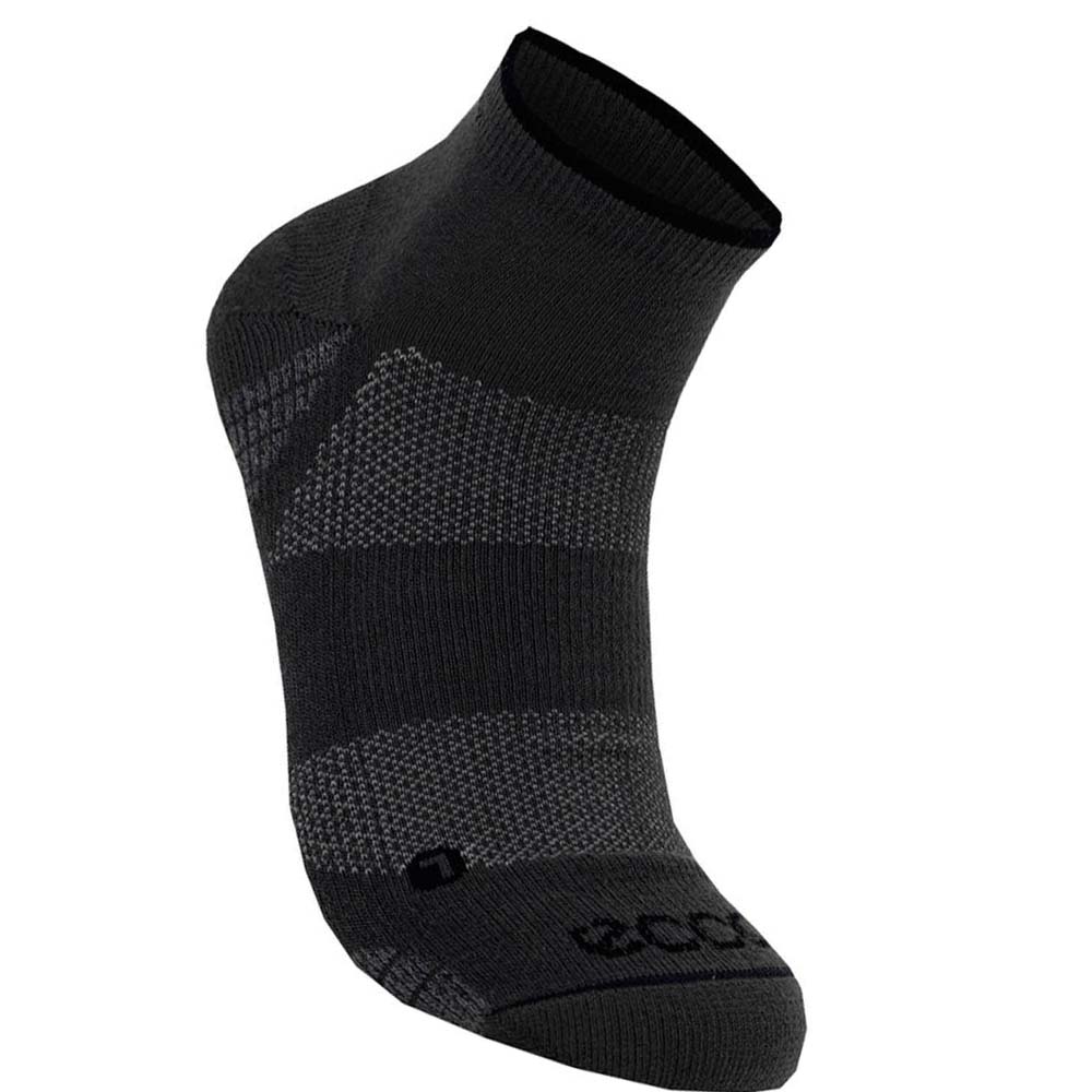 Férfi Ecco Golf Ankle Zokni Fekete | HU 834AHK